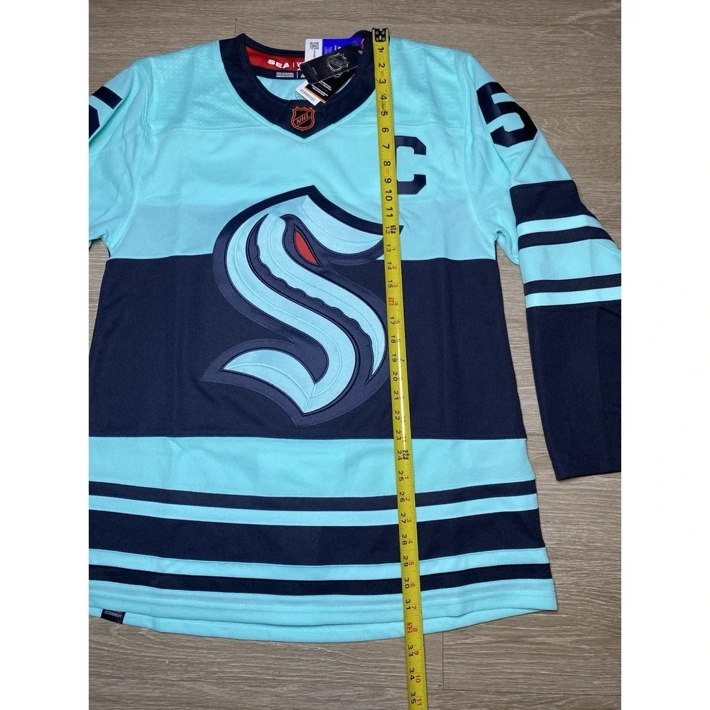 Men's 50 Authentic adidas Seattle Kraken Giordano PRIMEGREEN $240 Jersey H52325‎